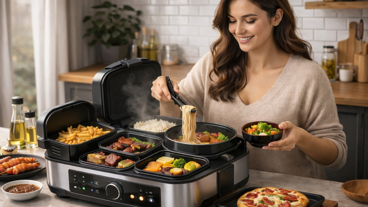 एक ही उपकरण में नौ खाना पकाने के तरीके: नया किचन गैजेट