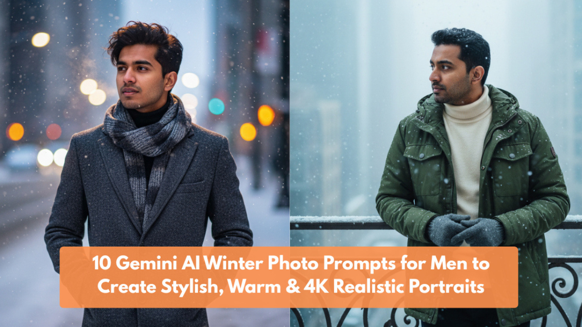 सर्दियों में पुरुषों के लिए 10 जेमिनी एआई फोटो प्रॉम्प्ट्स