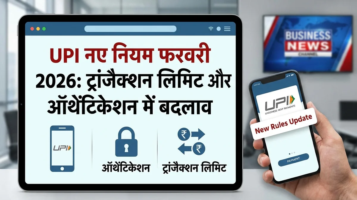 Overview of the new UPI transaction rules and limits introduced by RBI in February 2026.