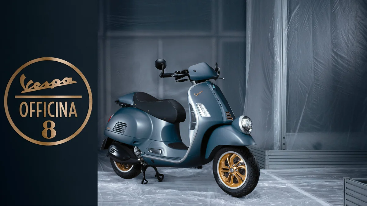 Vespa Officina 8 Special Edition 2026 scooter in India on road